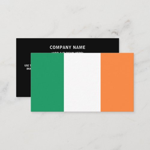 Irish Flag Flag of Republic of Ireland Business Card