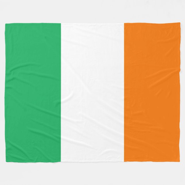 IRISH FLAG FLEECE BLANKET (Front (Horizontal))