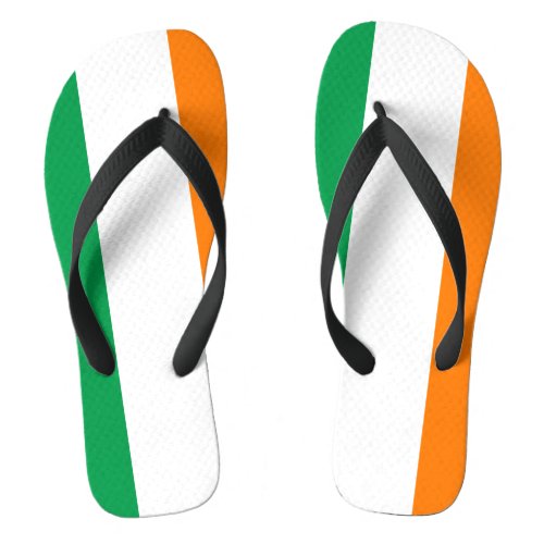 Irish flag flip flops
