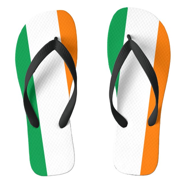 Irish flag flip flops (Footbed)