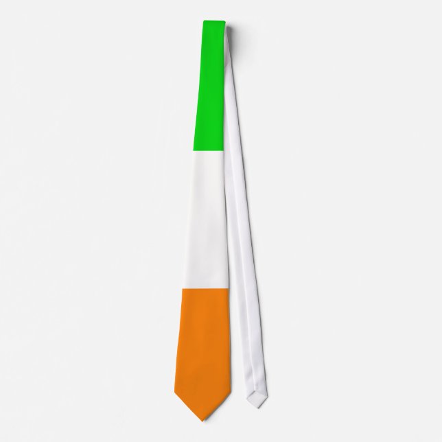 Irish Flag for Men's Tie (Front)