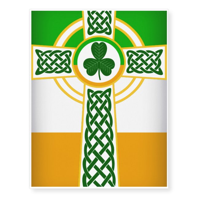 Irish Flag for Temporary Tattoos (Front)