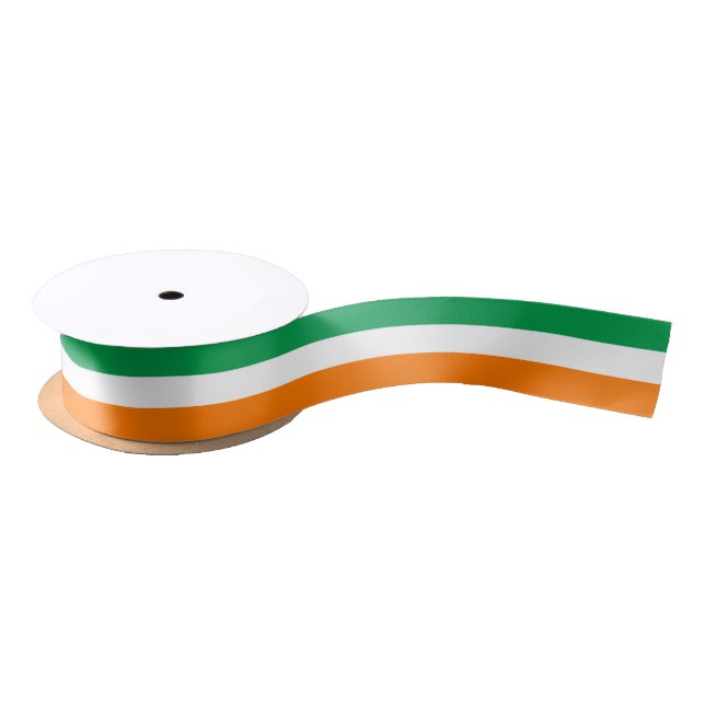 Irish flag gift ribbon for St Patricks Day party (Spool)