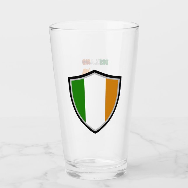 Irish flag glass (Front)