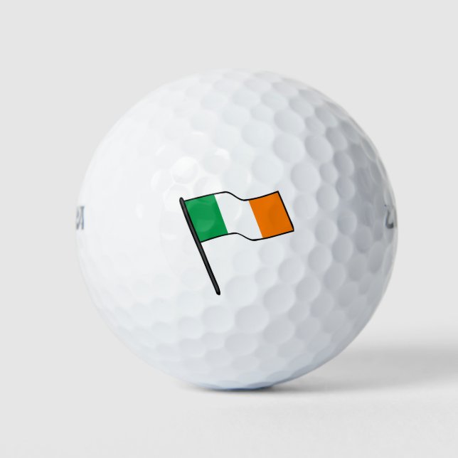 IRISH FLAG GOLF BALL (Front)