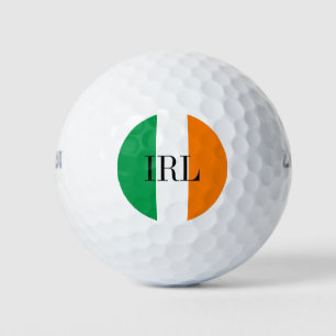 Irish flag golf ball set IRL Ireland pride