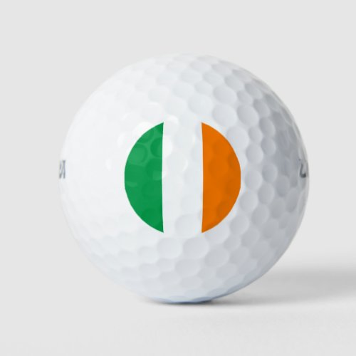 Irish flag golf balls