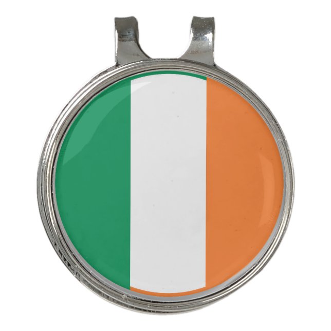 Irish Flag Golf Hat Clip (Front)