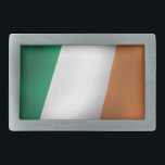 IRISH FLAG GREEN WHITE ORANGE BELT BUCKLE<br><div class="desc">The Irish tricolour is the national flag and ensign of the Republic of Ireland.</div>