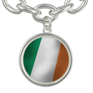 IRISH FLAG GREEN WHITE ORANGE BRACELET