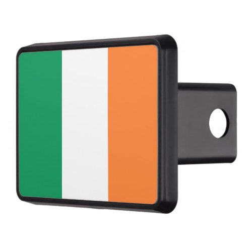 Irish flag green white orange tricolour patriotic hitch cover