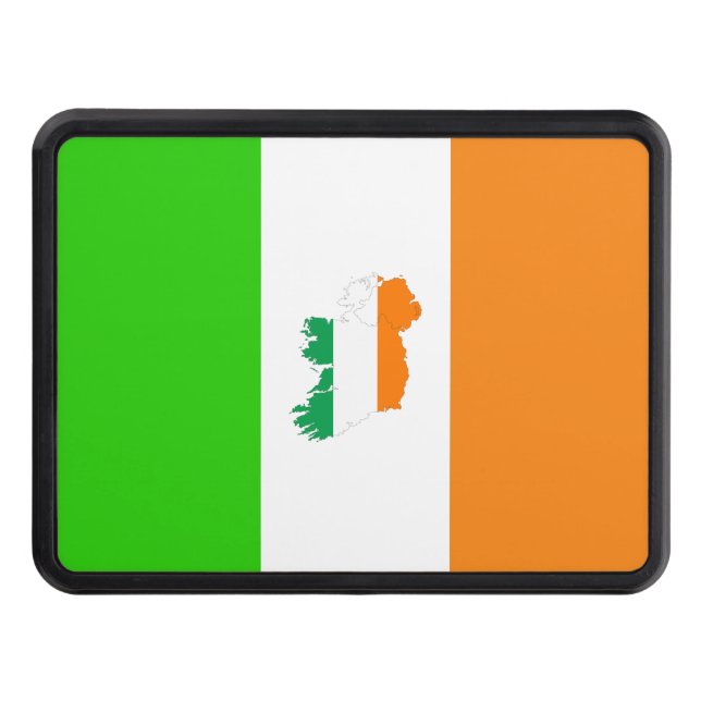 Irish flag hitch cover (Front)