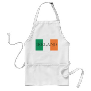 Irish Flag Ireland aprcnt Adult Apron