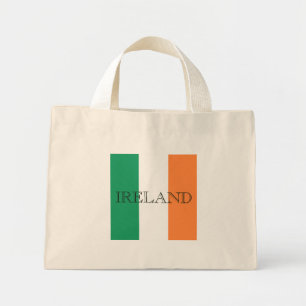 Irish Flag Ireland bagttcn Mini Tote Bag