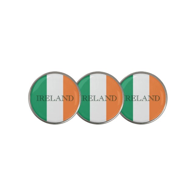 Irish Flag Ireland bmt Golf Ball Marker (3 Up)