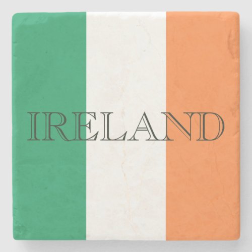 Irish Flag Ireland coastercnt Stone Coaster