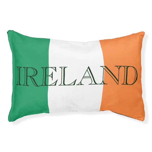 Irish Flag Ireland dbcnt Pet Bed (Front)