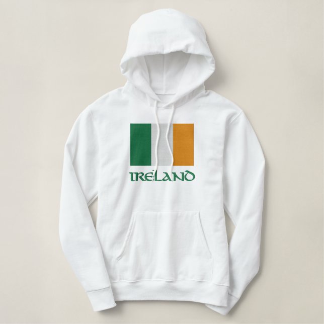 Irish Flag Ireland Embroidered Shirt (Design Front)