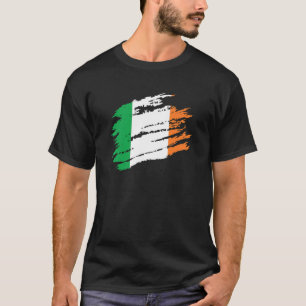Irish Flag Ireland Football Rugby Cricket St Patri T-Shirt