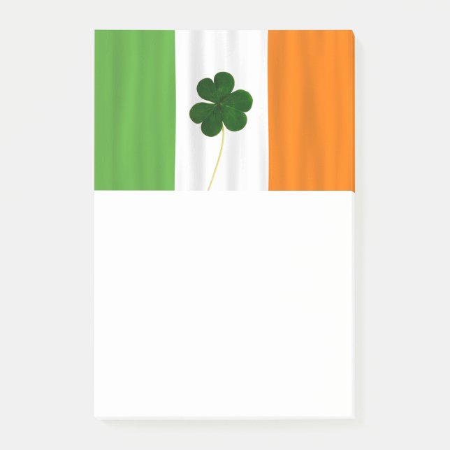 Irish Flag Ireland Green White Orange Post-it Notes (Front)