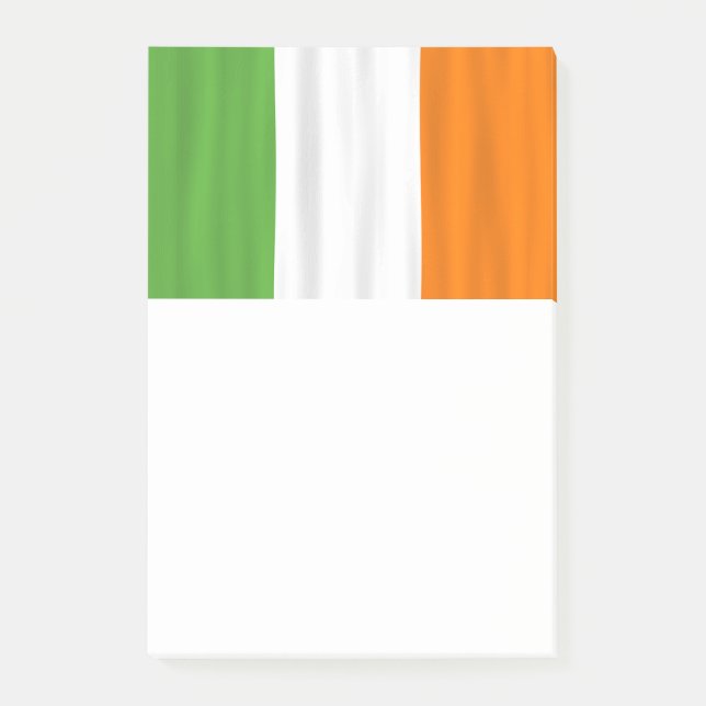Irish Flag Ireland Green White Orange Post-it Notes (Front)