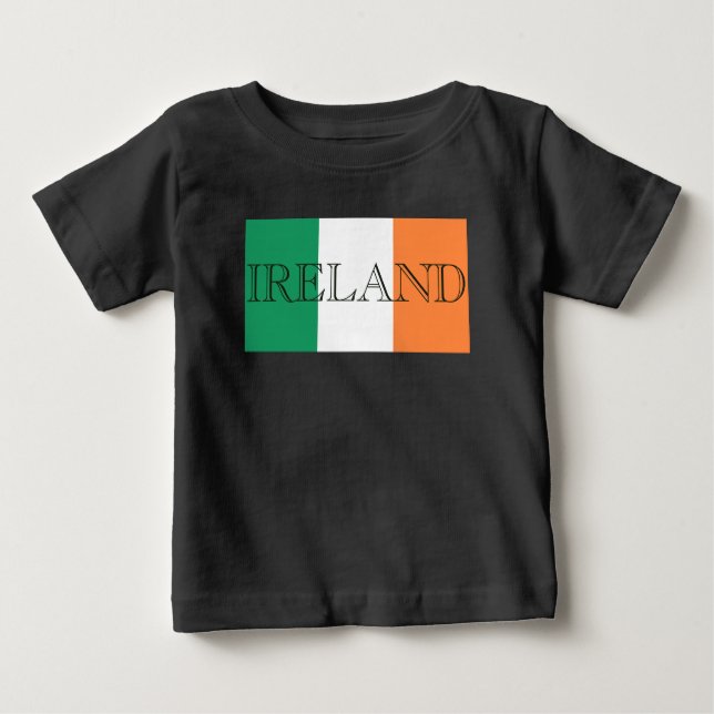 Irish Flag Ireland ict Baby T-Shirt (Front)