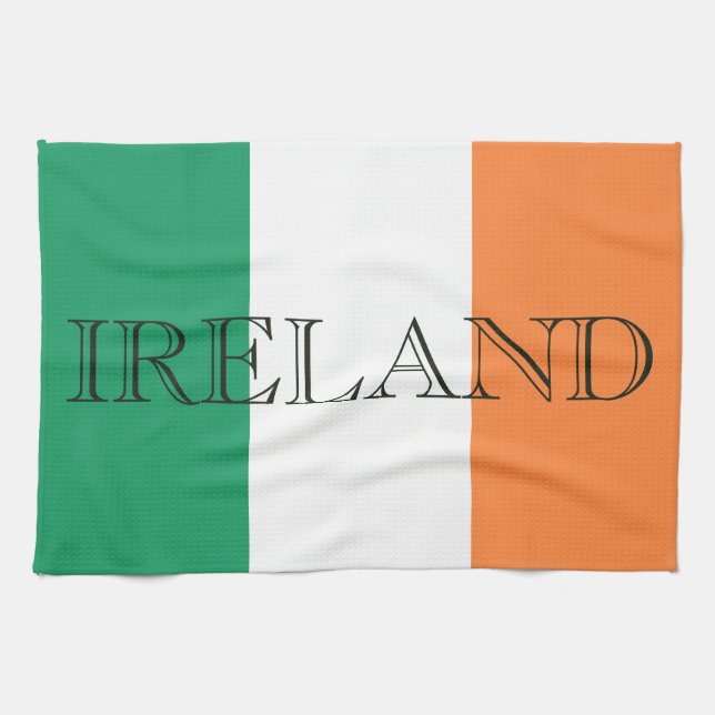 Irish Flag Ireland ktcnt Kitchen Towel (Horizontal)