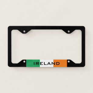 Irish Flag Ireland  License Plate Frame