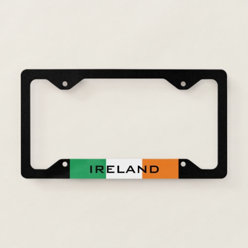 Irish Flag Ireland  License Plate Frame