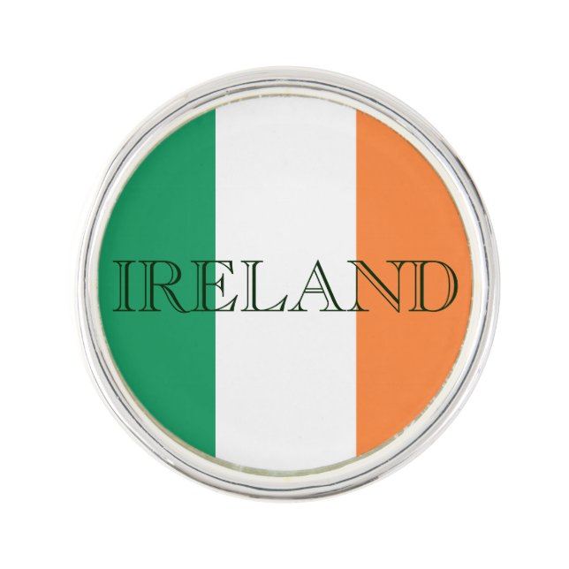 Irish Flag Ireland lpcnt Lapel Pin (Front)