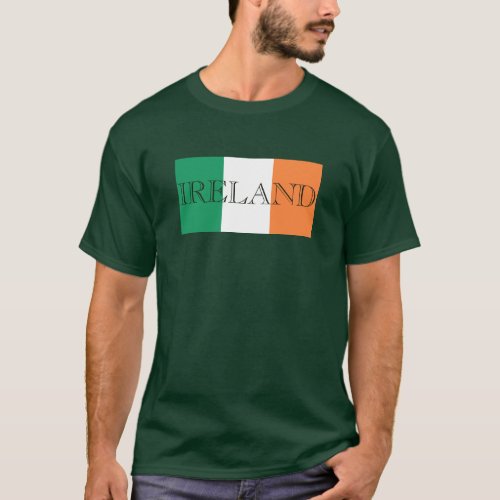 Irish Flag Ireland Mens cn T_Shirt