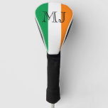 Irish Flag Ireland Monogram Driver Cover at Zazzle