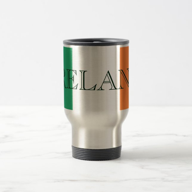 Irish Flag Ireland mugcnt Travel Mug (Center)