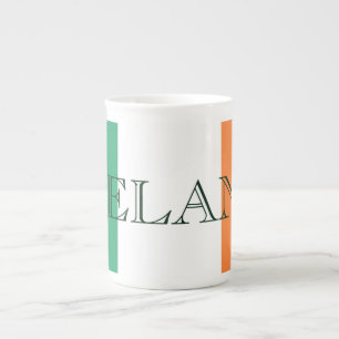 Irish Flag Ireland mugt Bone China Mug