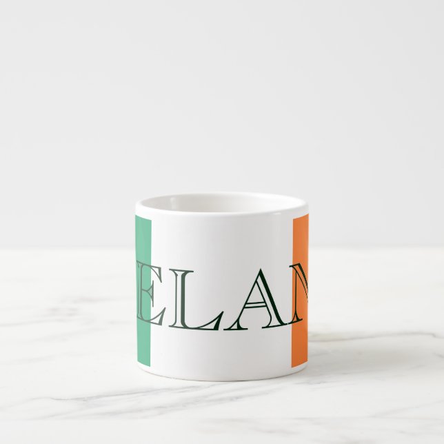 Irish Flag Ireland mugt Espresso Cup (Front)