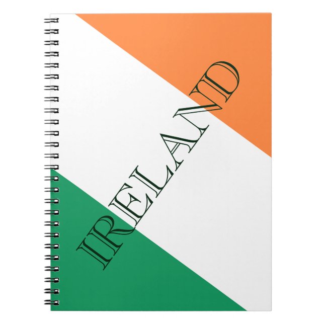 Irish Flag Ireland nbcnt Notebook (Front)