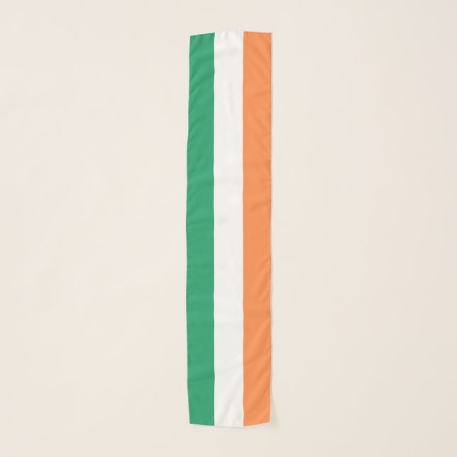 Irish Flag Ireland Patriotic Scarf (Front)