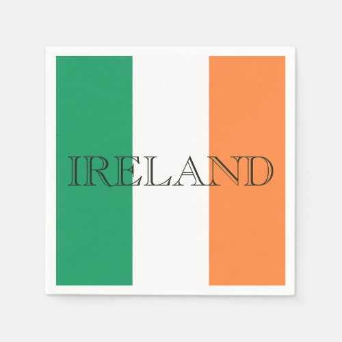 Irish Flag Ireland pncnt Napkins