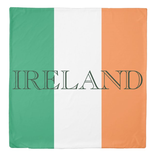 Irish Flag Ireland qct Duvet Cover (Front)