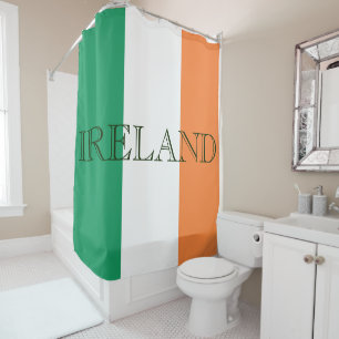 Irish Flag Ireland sccnt Shower Curtain