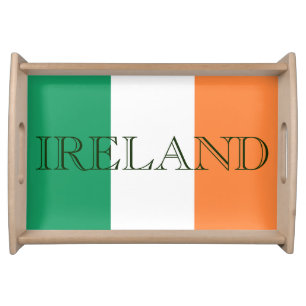 Irish Flag Ireland stnt Serving Tray