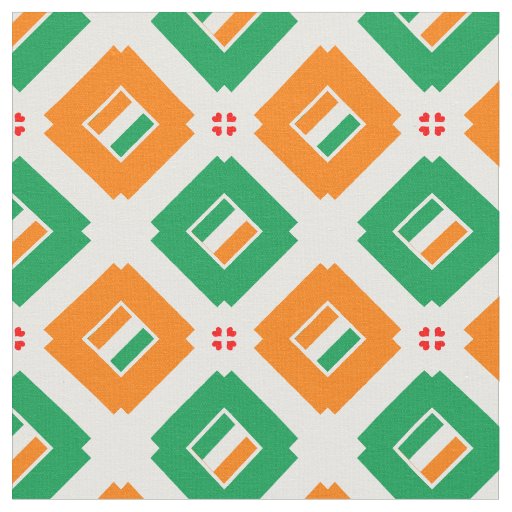 Irish Flag & Ireland Trendy Fabric fashion