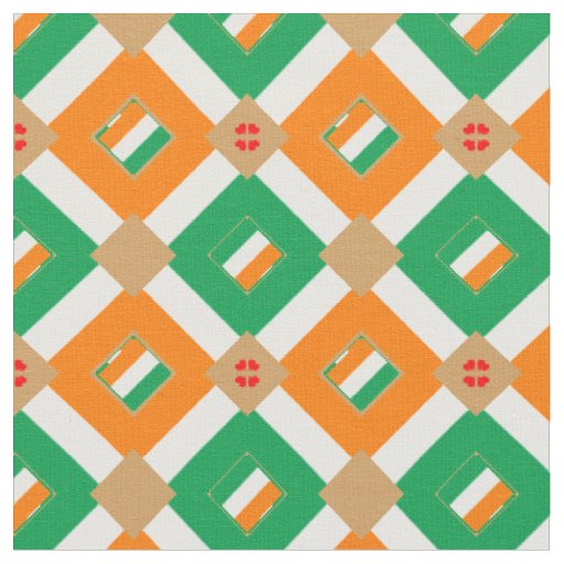 Irish Flag & Ireland Trendy Fabric fashion