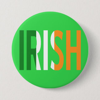 Irish Flag Irish Button