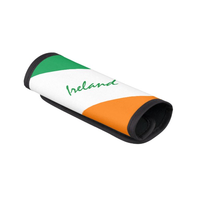 Irish Flag & Irish sport luggage / Ireland Luggage Handle Wrap (Angled)