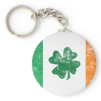 Irish Flag keychain