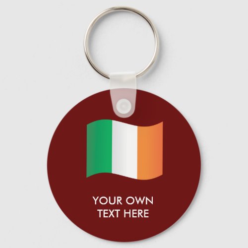 Irish Flag Keychain