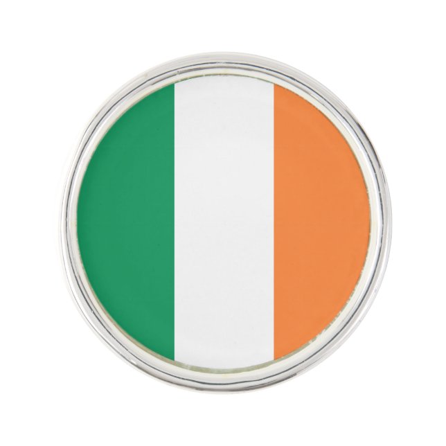Irish Flag Lapel Pin (Front)