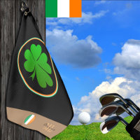 Irish Flag, Lucky Clover monogram, Golfing Ireland