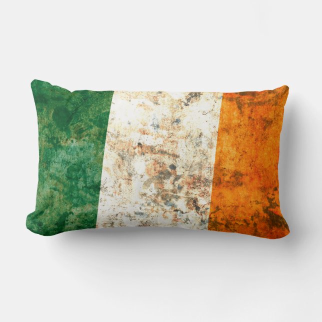 Irish Flag Lumbar Pillow (Front)